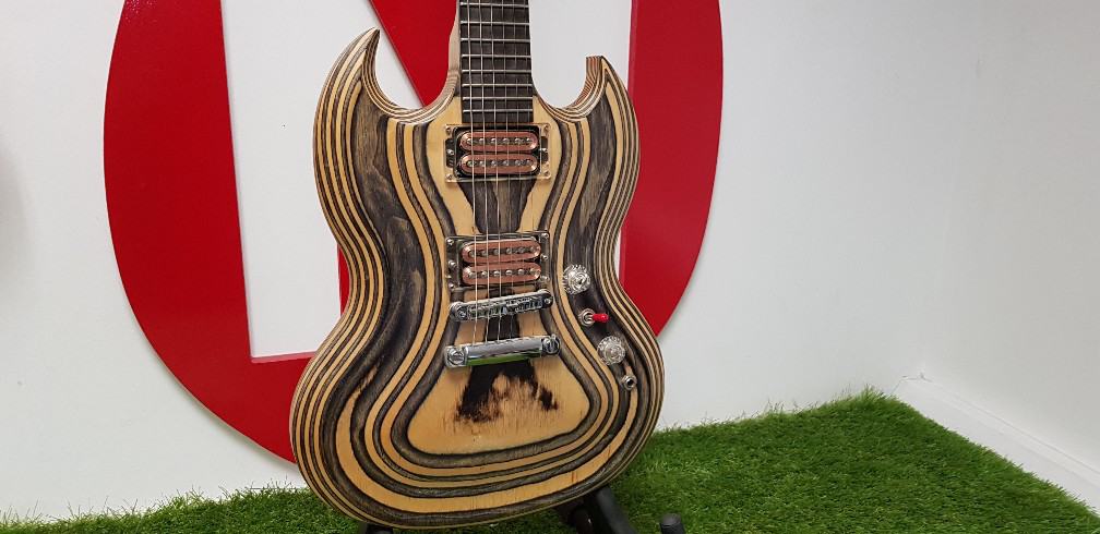 Gibson – SG – ZOOT SUIT – Black & Natural – 2009 - Image 3